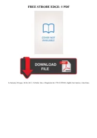 Strobe Edge: 1 Free