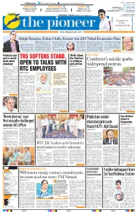 Trs Softens Stand, Open to Talks with Rtc Employees
