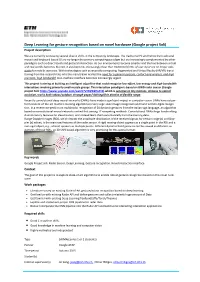 ASL Student Project Description