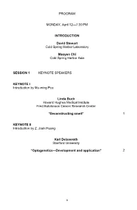 Detailed Program