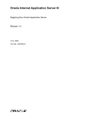 Oracle Internet Application Server 8I