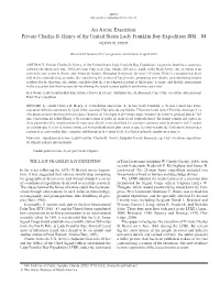 An Arctic Execution: Private Charles B