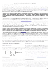 General Terms and Conditions of Domain Name Registration