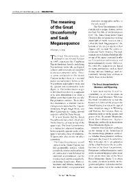 The Meaning of the Great Unconformity and Sauk