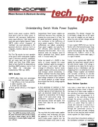 Understanding Switch Mode Power Supplies