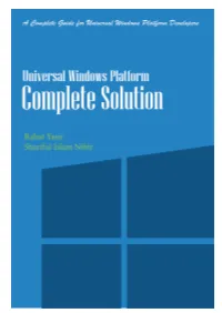 Universal Windows Platform Complete Solution