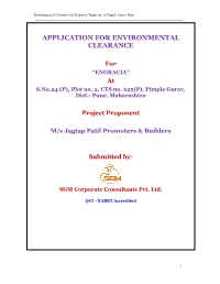 Application for Environmental Clearance