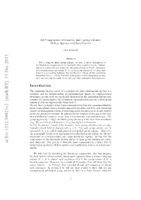 Arxiv:1512.04821V1 [Math.RT]