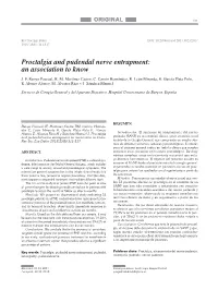 Proctalgia and Pudendal Nerve Entrapment: an Association to Know