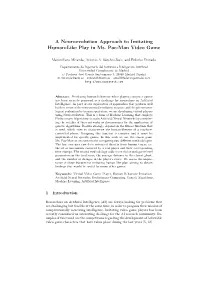 A Neuroevolution Approach to Imitating Human-Like Play in Ms