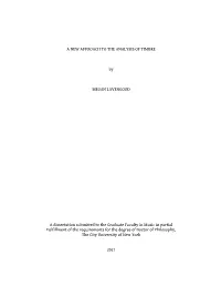 A NEW APPROACH to the ANALYSIS of TIMBRE by MEGAN