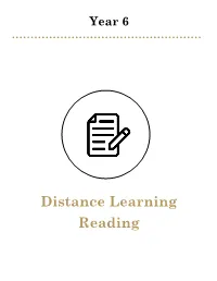 Distance Learning Reading