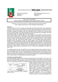 Layers of Use in Urban Planning: Conflict Management in the Development of the European Quarter in Brussels