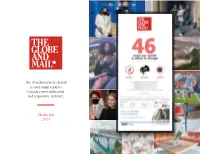 The Globe and Mail Newspaper Media Kit 2021