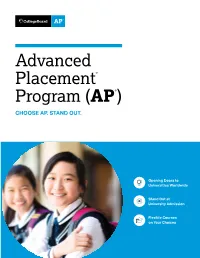 Advanced Placement® Program (AP®)