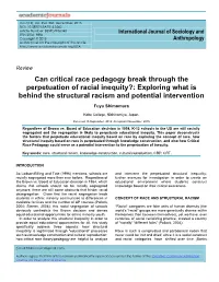 Can Critical Race Pedagogy Break Through the Perpetuation of Racial Inequity?: Exploring What Is Behind the Structural Racism and Potential Intervention