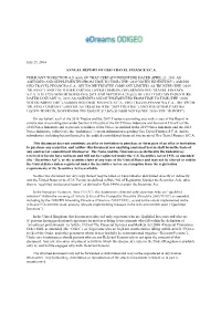 GTF Annual Report