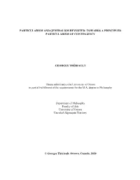 Particularism and Generalism Revisited: Towards a Principled Particularism of Contingency