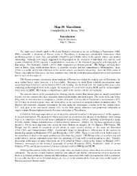 Map 50 Macedonia Compiled by E.N