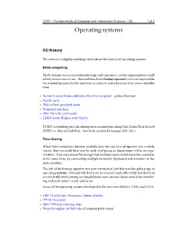 Operating Systems