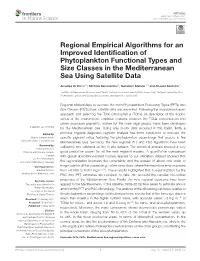 Regional Empirical Algorithms for an Improved Identification Of