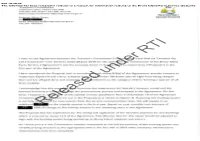 Released Under RTI