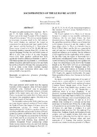 Sociophonetics of the Le Havre Accent