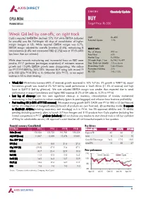 Weak Q4 Led by One-Offs; on Right Track