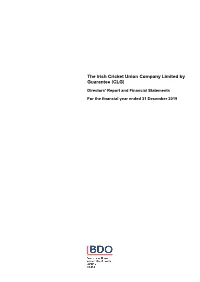 2019 Directors' Report and Financial Statements