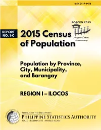 Map of Region I - Ilocos