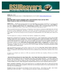Bemidji State Soccer Program Gets Commitments from Six for 2015 Stone Introduces Future of the BSU Soccer Program