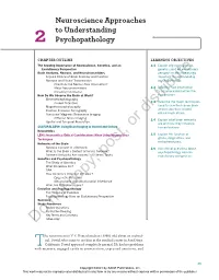 Neuroscience Approaches to Understanding Psychopathology 41