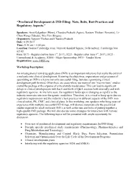 Preclinical Development & IND Filing: Nuts, Bolts, Best Practices