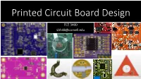 Printed Circuit Board Design
