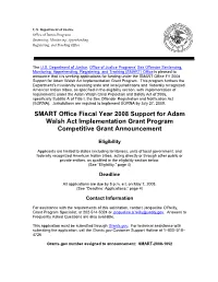 SMART FY 2008 Support for Adam Walsh Act Implementation Grant