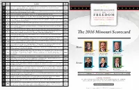 2016 MAF Scorecard