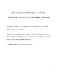 Beyond the Gouy-Chapman Model with Heterodyne-Detected Second