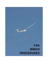 Csa Winch Procedures