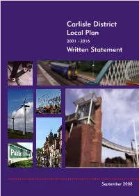 LD19 Carlisle City Local Plan 2001-2016