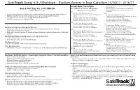 Safetrack Surge #15 / Shutdown