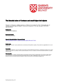 The Bimodal Colors of Centaurs and Small Kuiper Belt Objects