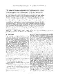 The Impact of Floods on Infiltration Rates in a Disconnected Stream