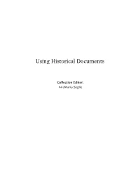 Using Historical Documents