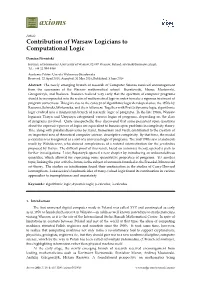 Contribution of Warsaw Logicians to Computational Logic