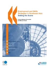 Employment and Skills Strategies in Southeast Asia Setting the Scene