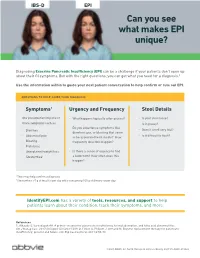 Can You See What Makes EPI Unique?