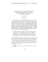 Eighth Amendment Concerns in Warner V. Gross