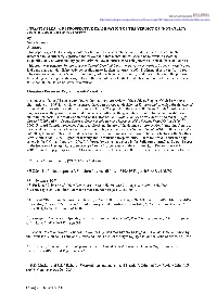 INSANITY PLEA: a RETROSPECTIVE EXAMINATION of the VERDICT of "NOT GUILTY on the GROUND of INSANITY" Abstract