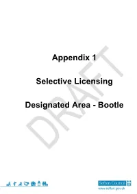 Appendix 1 Selective Licensing Designated Area
