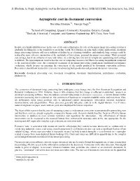 Asymptotic Cost in Document Conversion, Procs